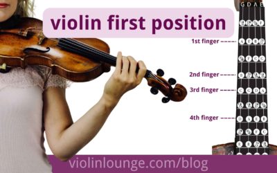 Violin First Position – explained with finger charts, notes and videos